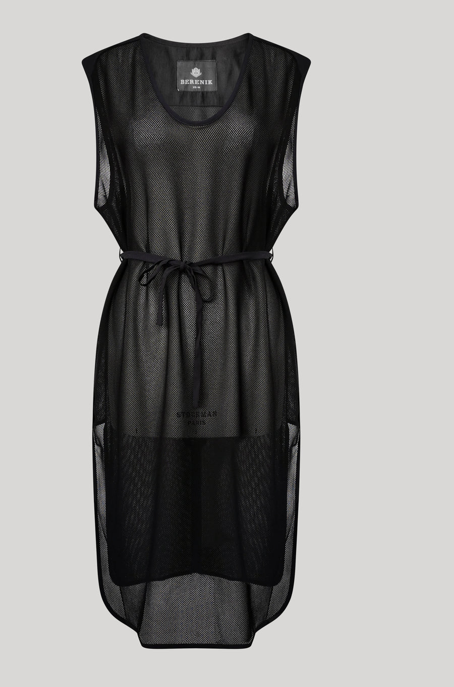 DRESS SLEEVELESS BLACK MESH - BERENIK